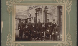 Pracownicy stacji Milówka 1914 rok